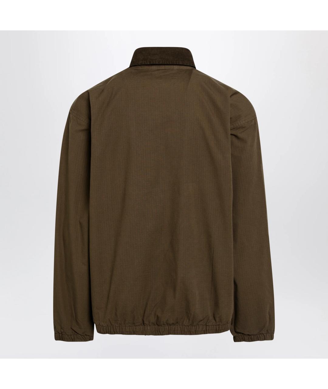 CARHARTT WIP Коричневая хлопковая куртка, фото 2