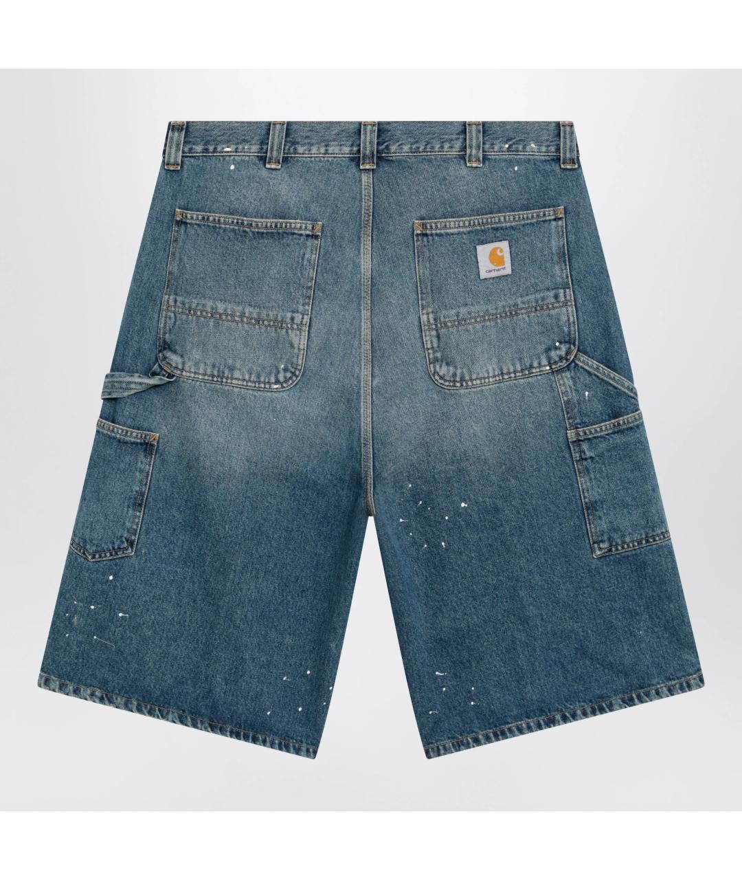 CARHARTT WIP Синие деним шорты, фото 2