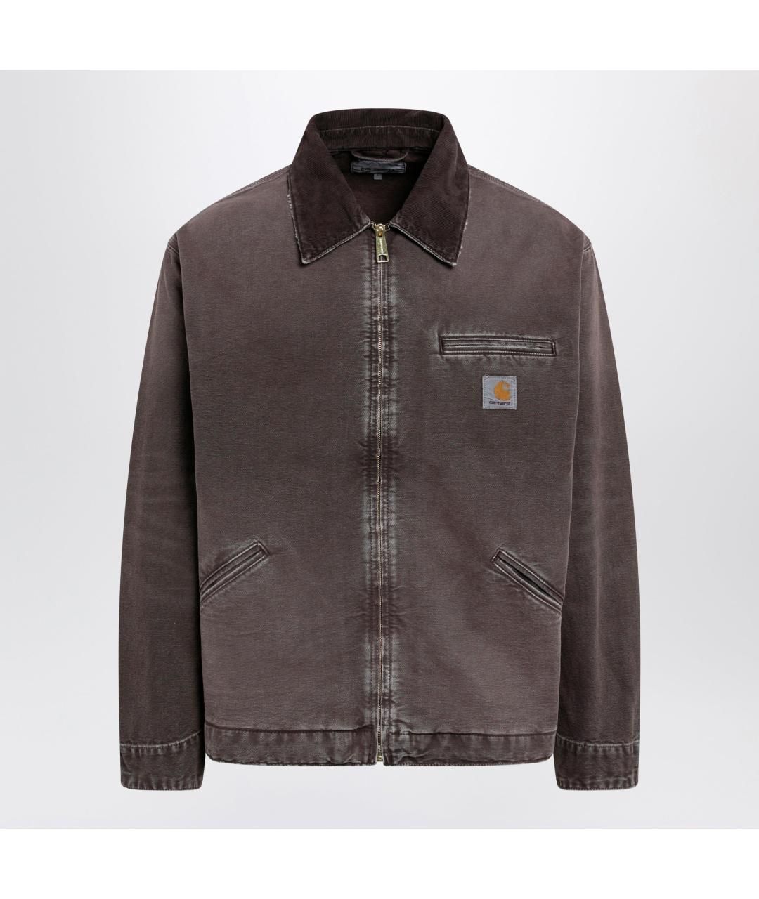 CARHARTT WIP Коричневая хлопковая куртка, фото 3