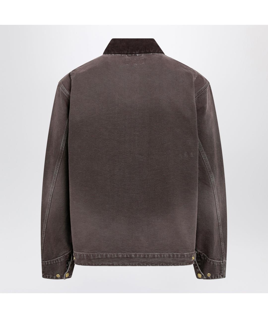 CARHARTT WIP Коричневая хлопковая куртка, фото 2
