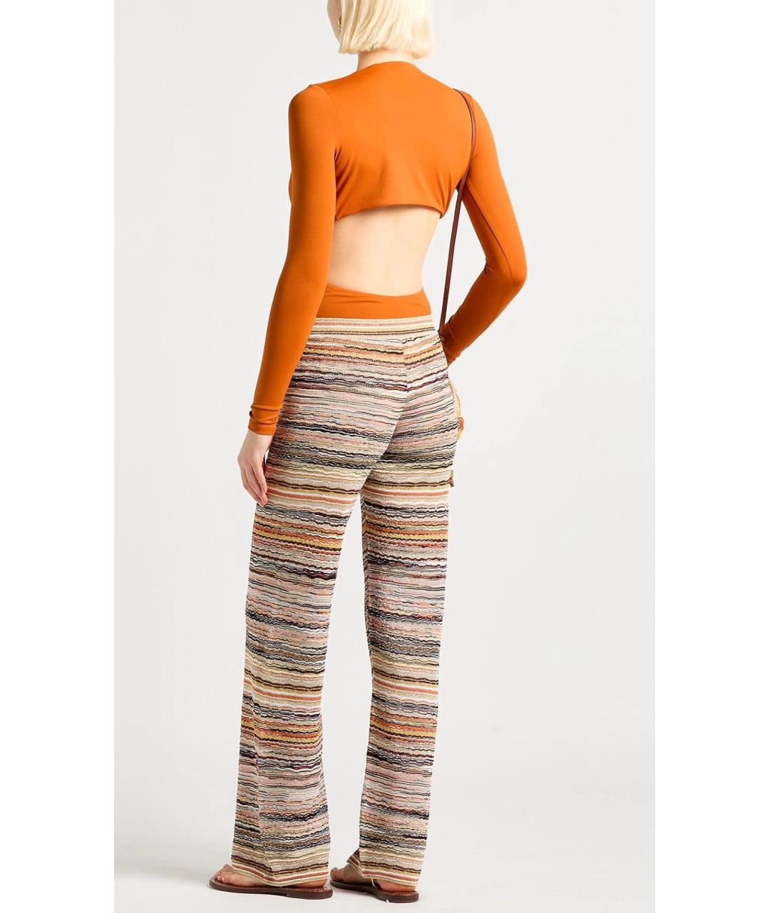 MISSONI Мульти вискозные прямые брюки, фото 3