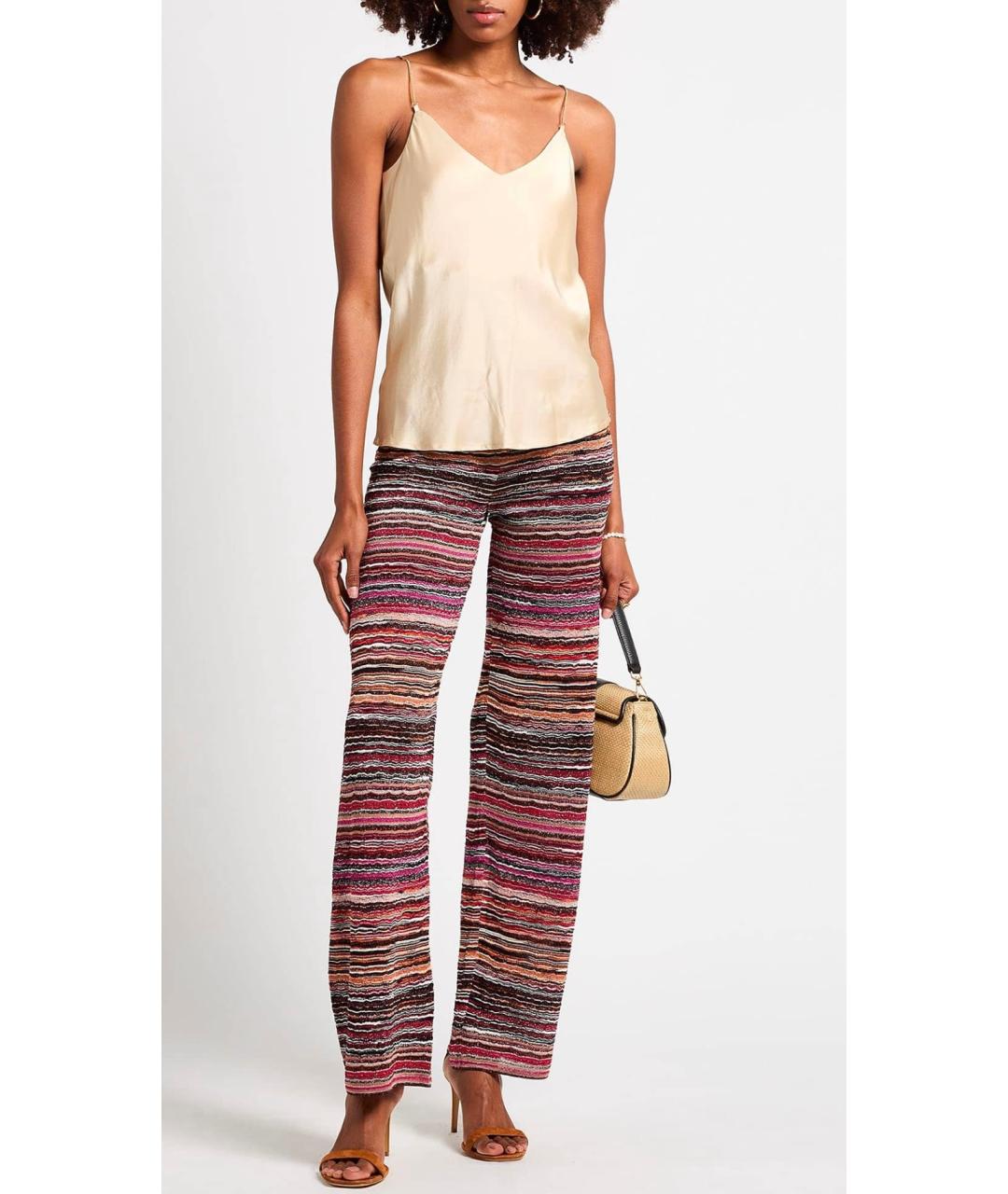 MISSONI Мульти вискозные прямые брюки, фото 2