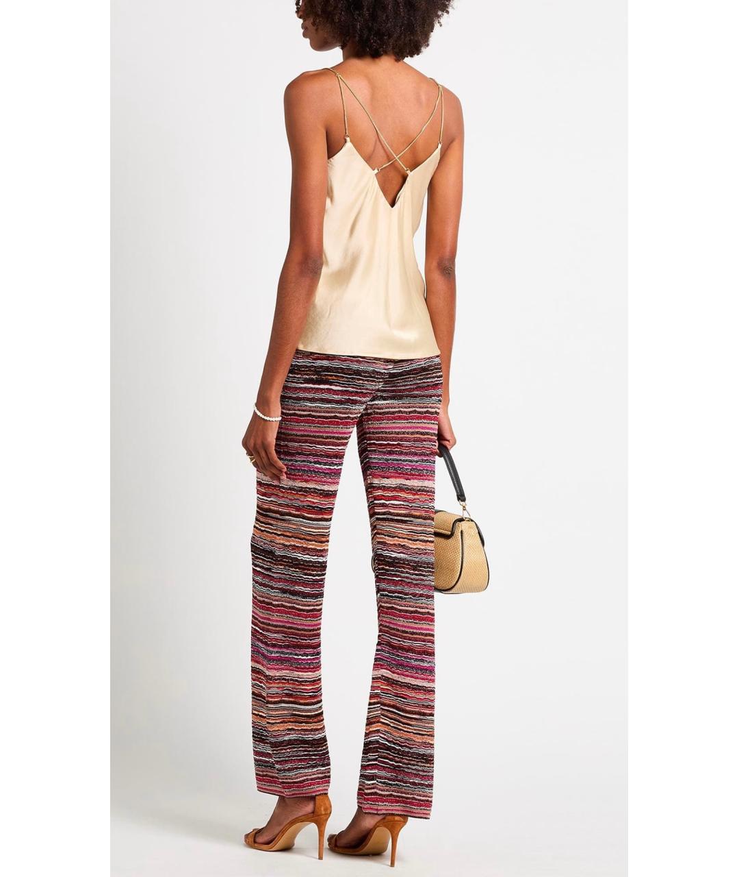 MISSONI Мульти вискозные прямые брюки, фото 3