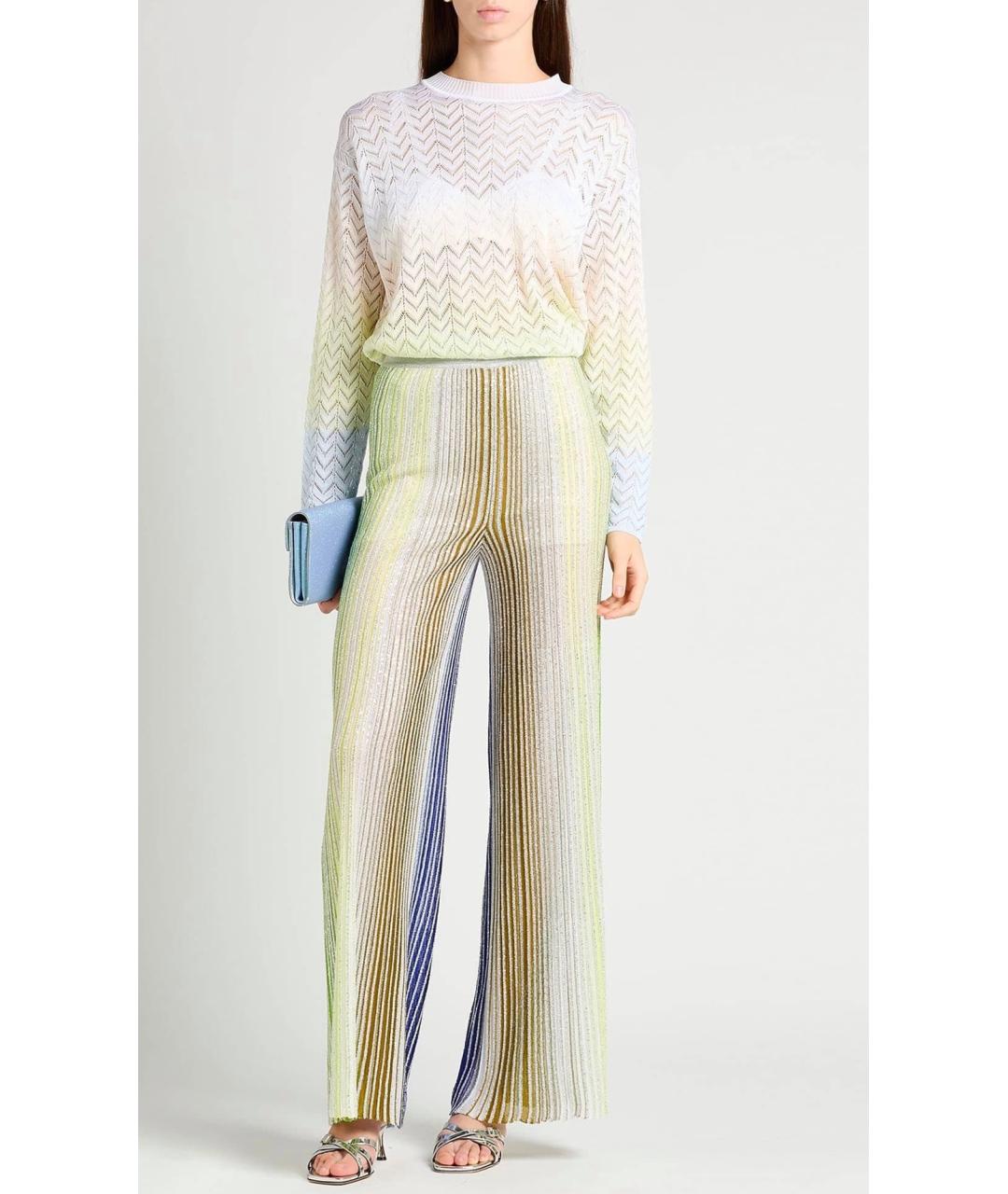 MISSONI Мульти вискозные брюки широкие, фото 2
