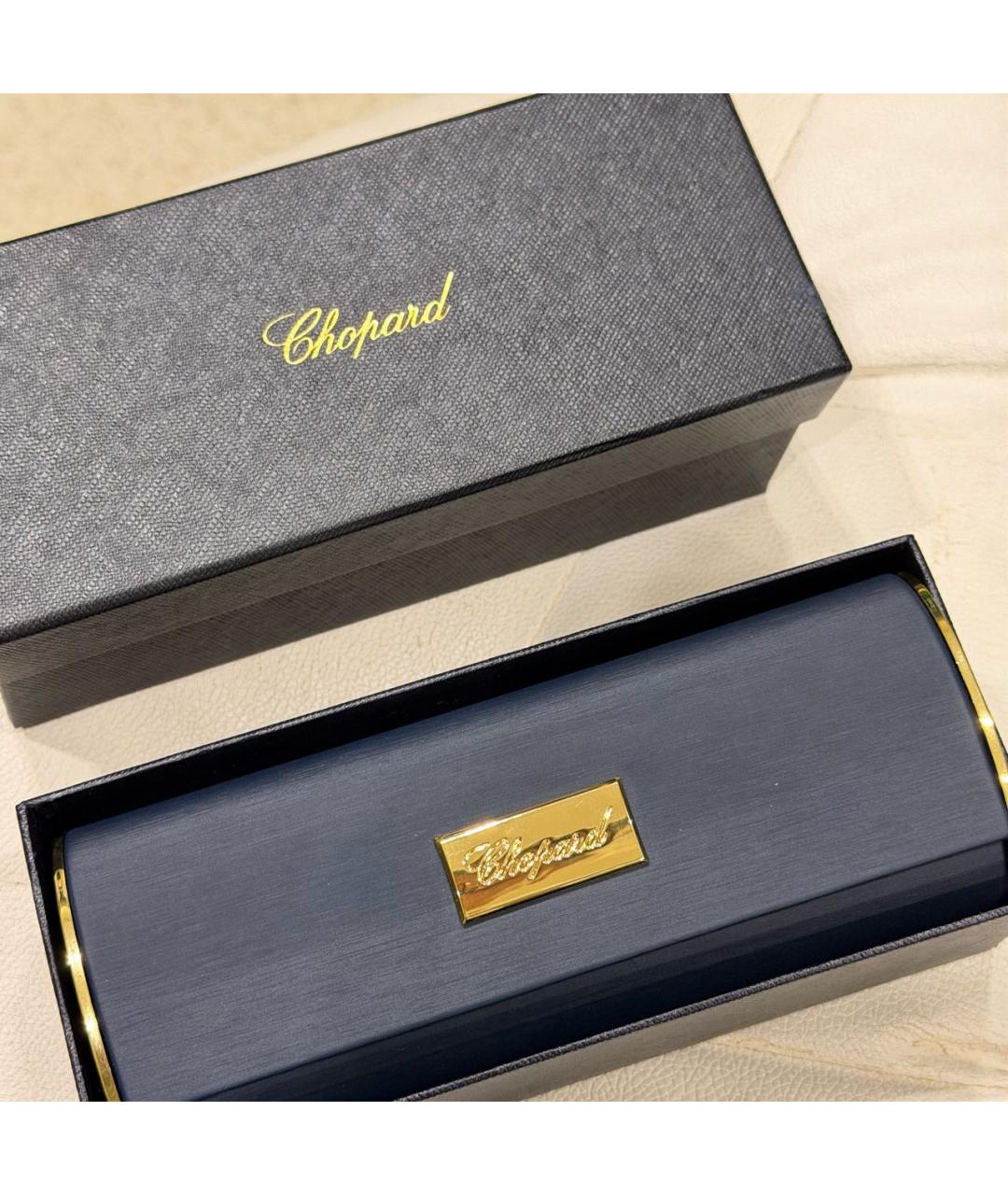 CHOPARD Черные пластиковые солнцезащитные очки, фото 5