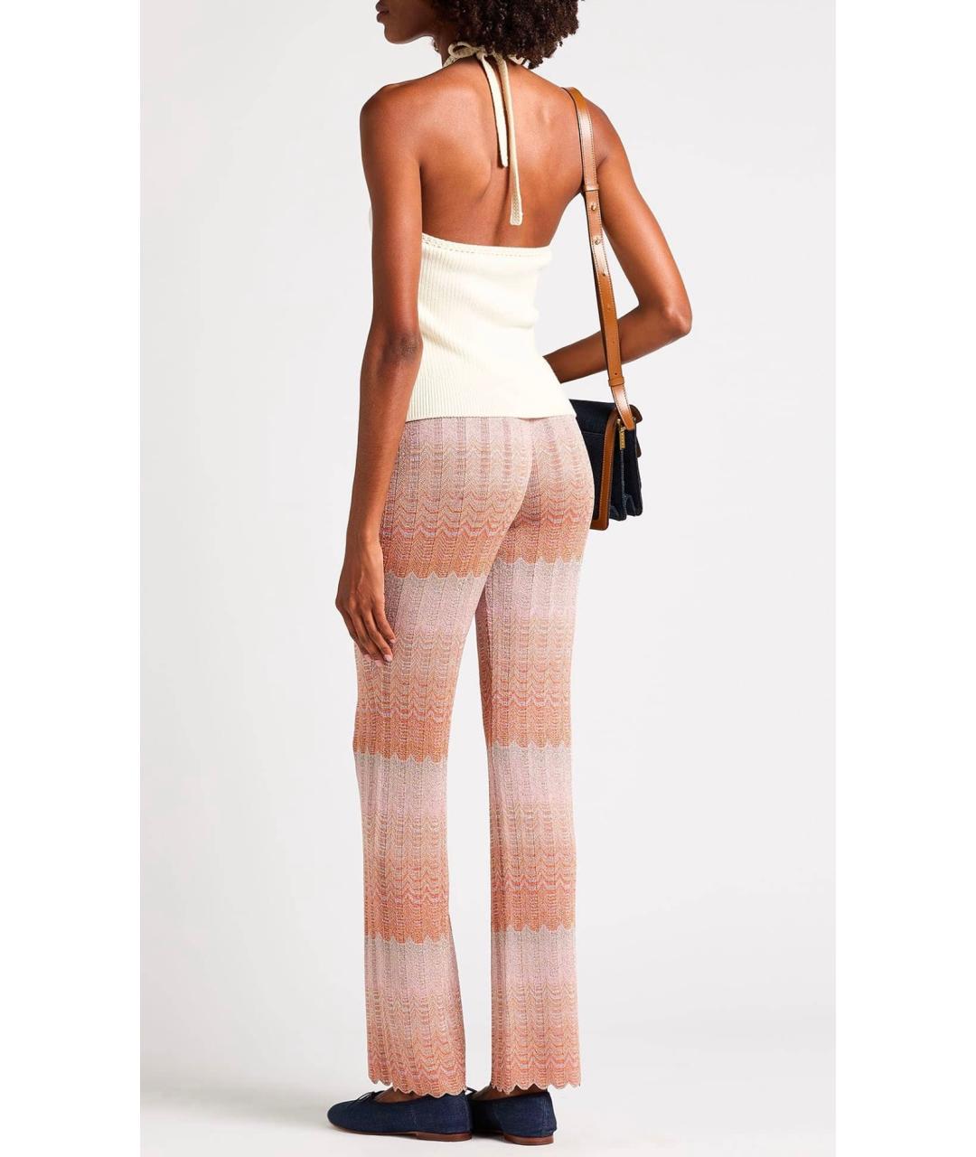 MISSONI Мульти вискозные прямые брюки, фото 3