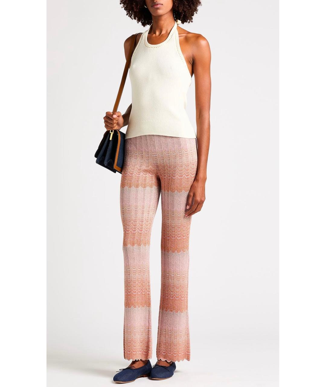 MISSONI Мульти вискозные прямые брюки, фото 2