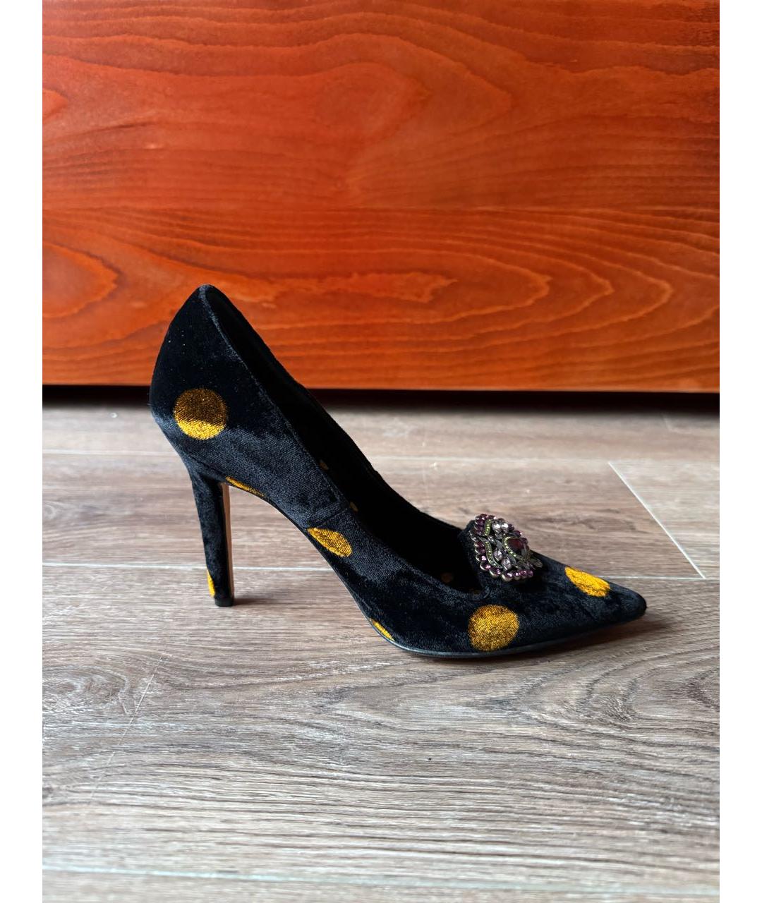 MANOLO BLAHNIK Мульти бархатные туфли, фото 6