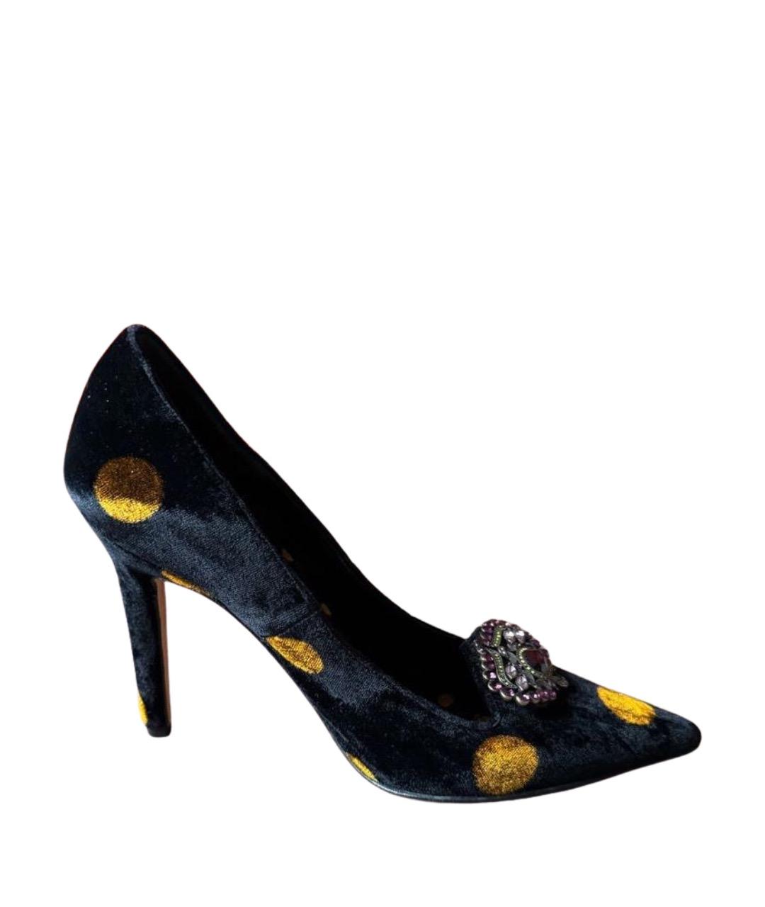 MANOLO BLAHNIK Мульти бархатные туфли, фото 1