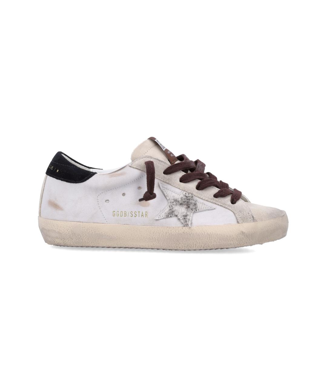 GOLDEN GOOSE DELUXE BRAND Белые кожаные кеды, фото 5