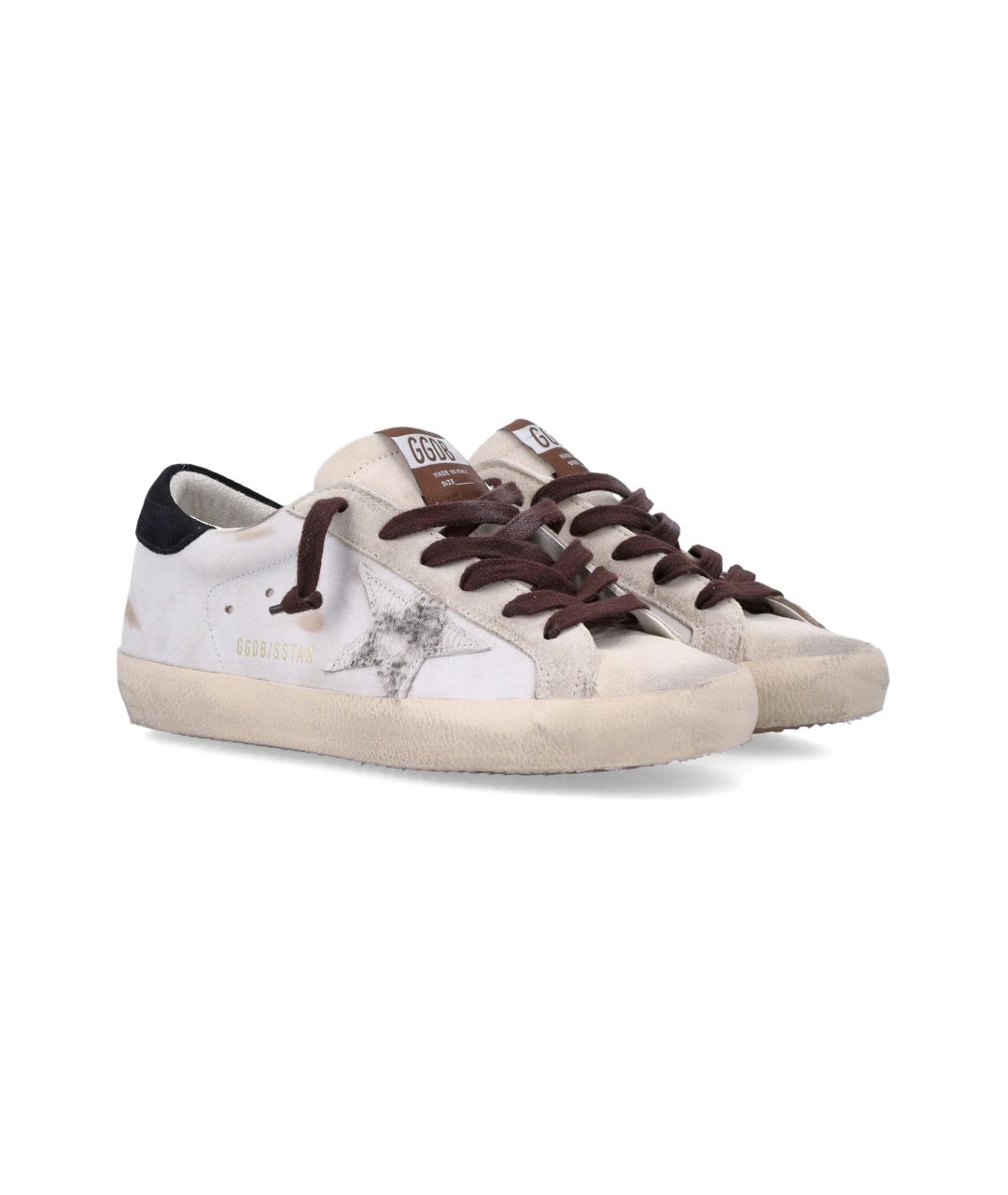 GOLDEN GOOSE DELUXE BRAND Белые кожаные кеды, фото 3