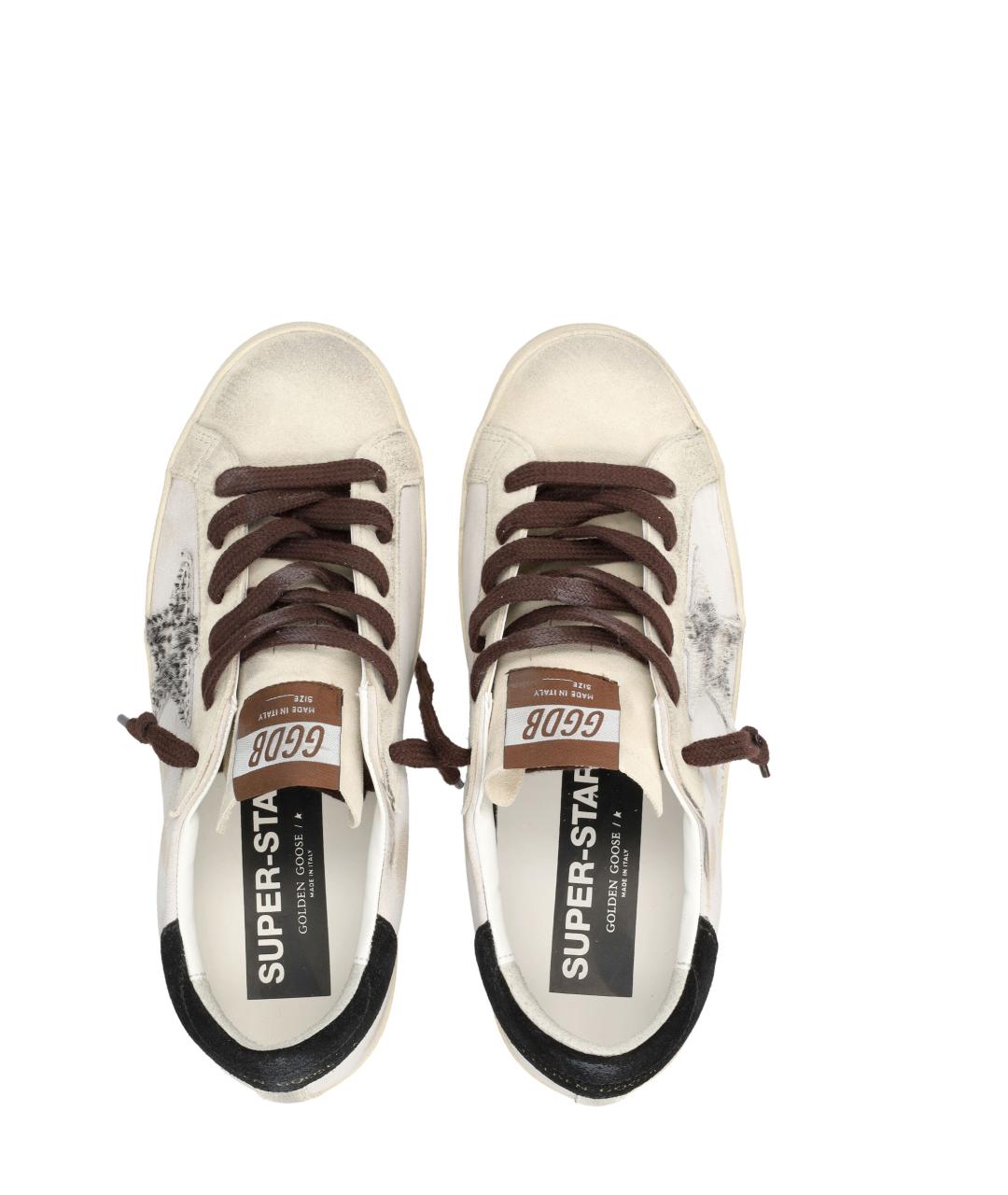 GOLDEN GOOSE DELUXE BRAND Белые кожаные кеды, фото 2