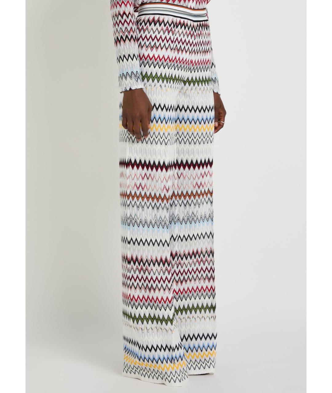 MISSONI Мульти вискозные прямые брюки, фото 4