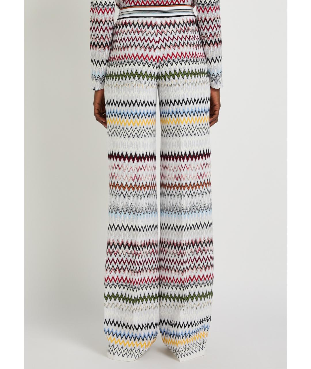 MISSONI Мульти вискозные прямые брюки, фото 5