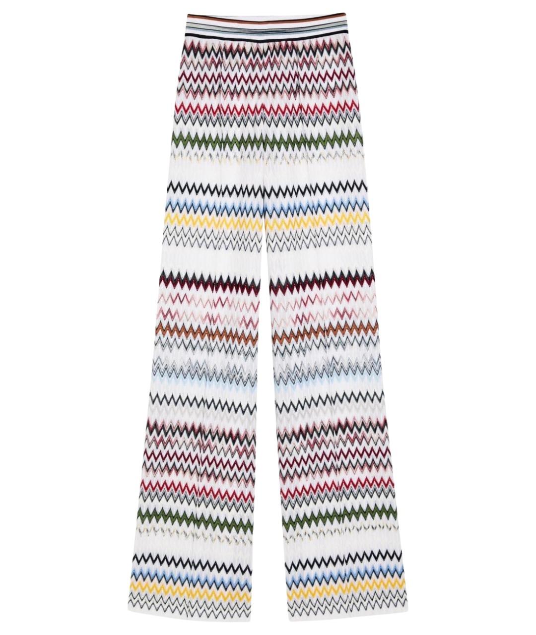 MISSONI Мульти вискозные прямые брюки, фото 1