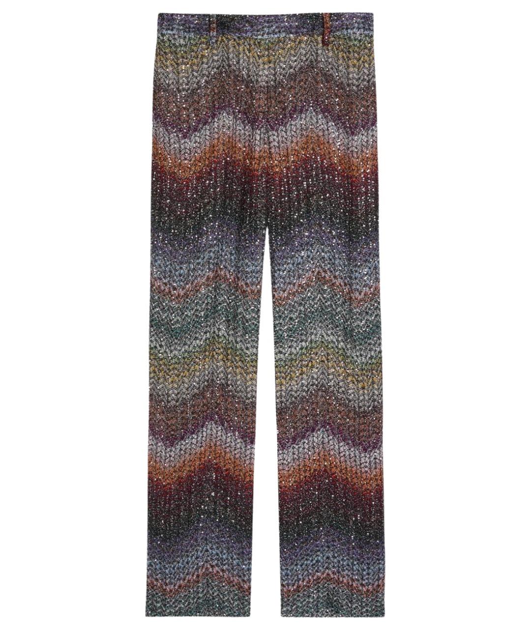 MISSONI Мульти вискозные прямые брюки, фото 1