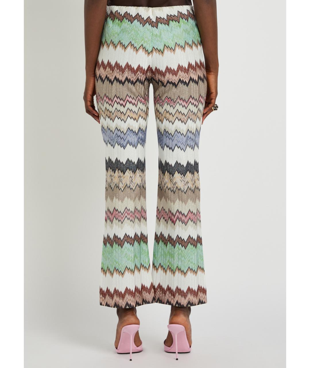 MISSONI Мульти вискозные прямые брюки, фото 5