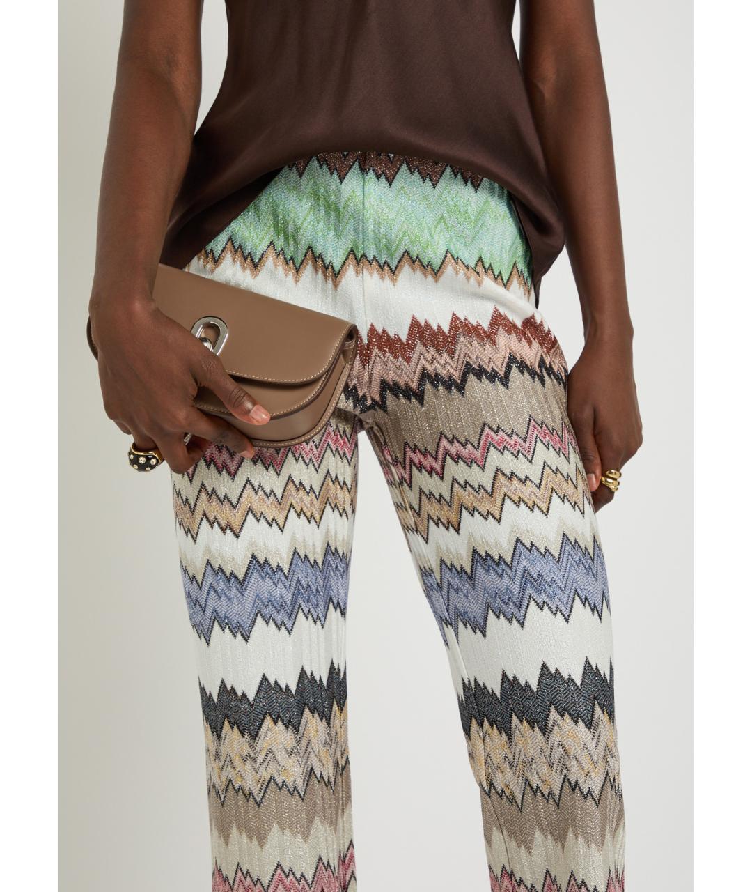 MISSONI Мульти вискозные прямые брюки, фото 3