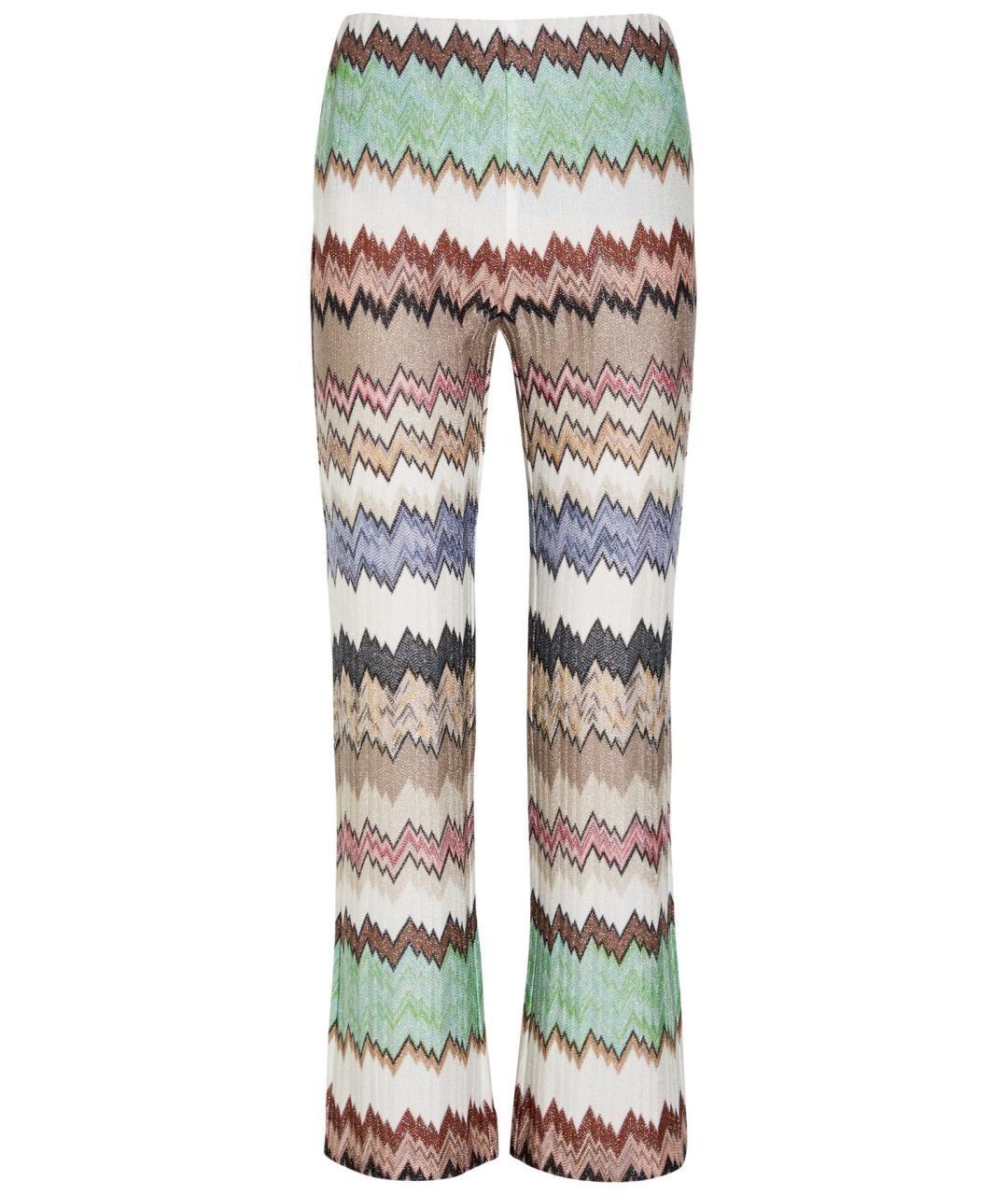MISSONI Мульти вискозные прямые брюки, фото 1