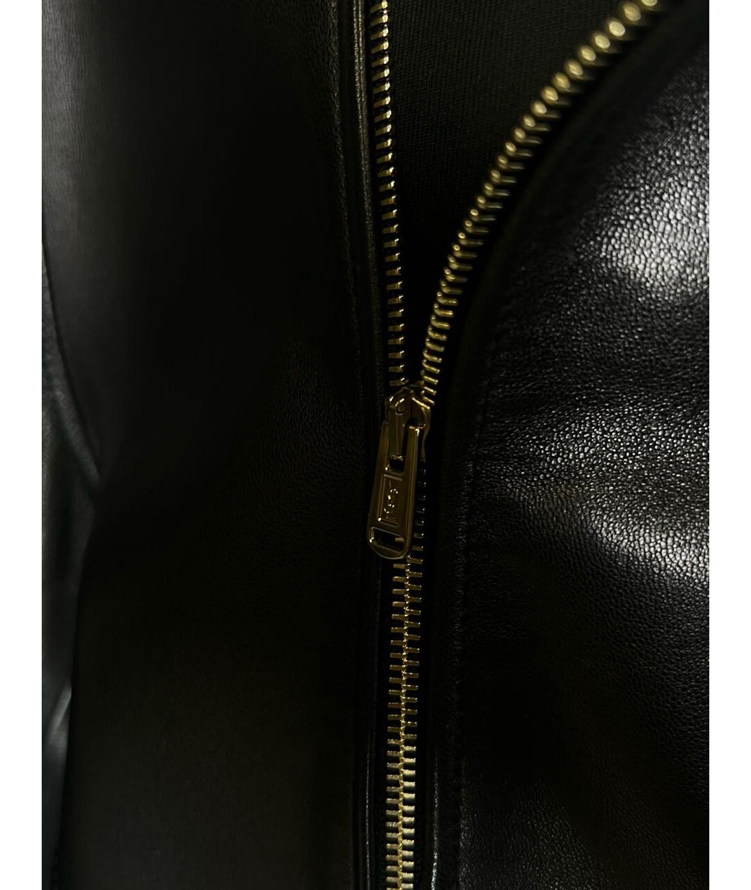 SAINT LAURENT Черный кожаный жакет/пиджак, фото 4