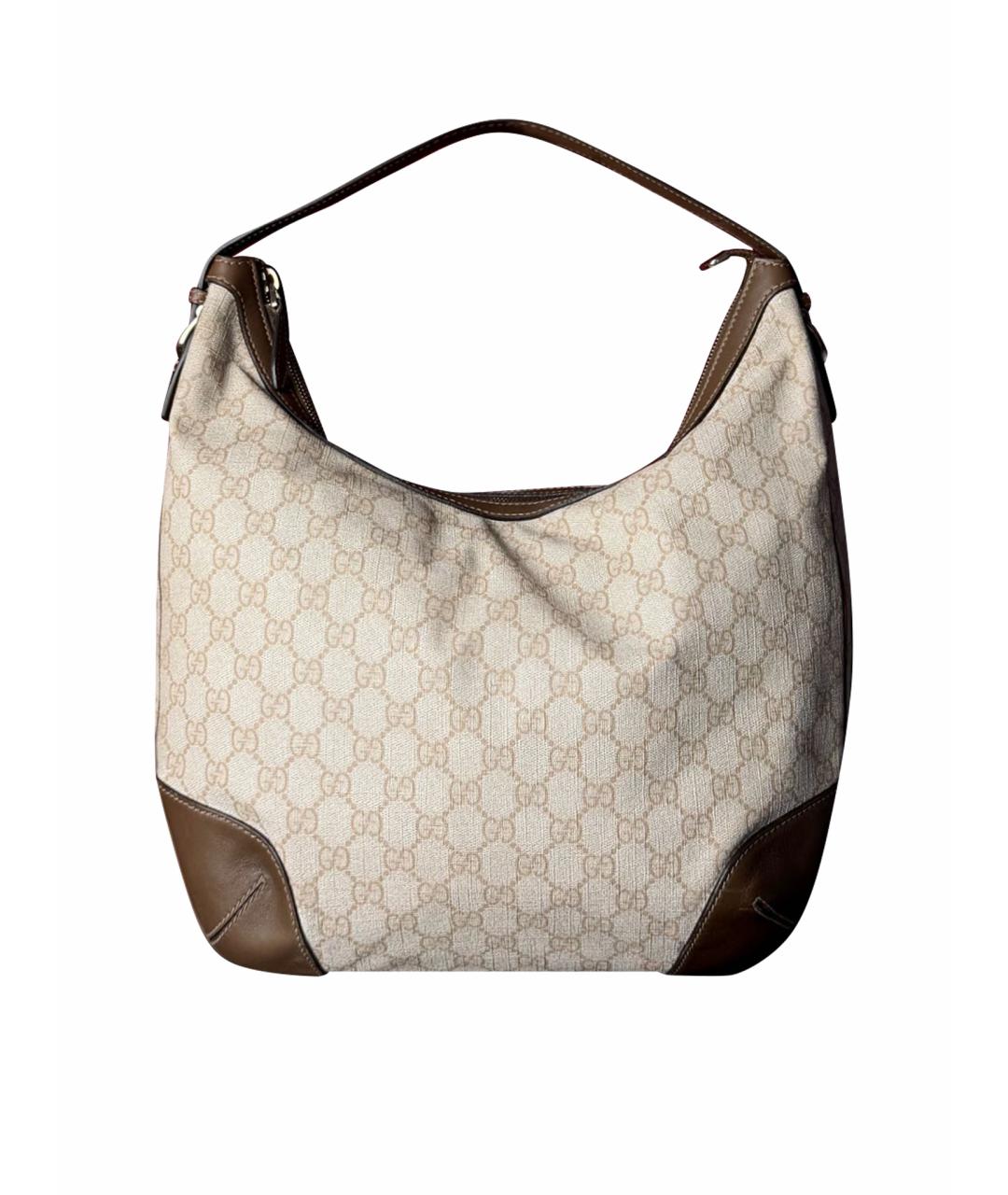 GUCCI Бежевая сумка тоут, фото 1