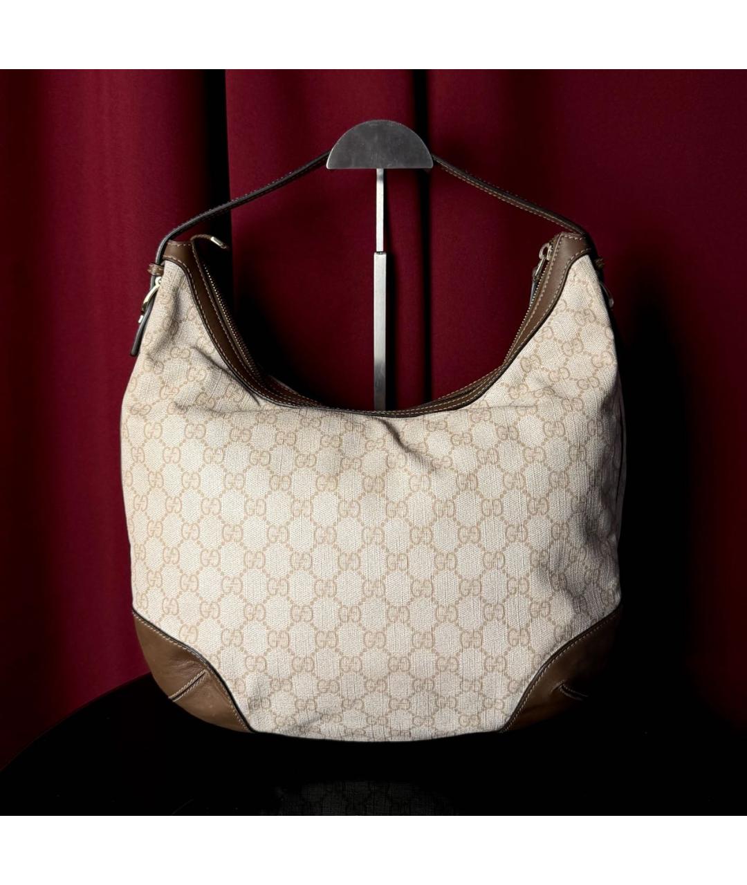 GUCCI Бежевая сумка тоут, фото 3