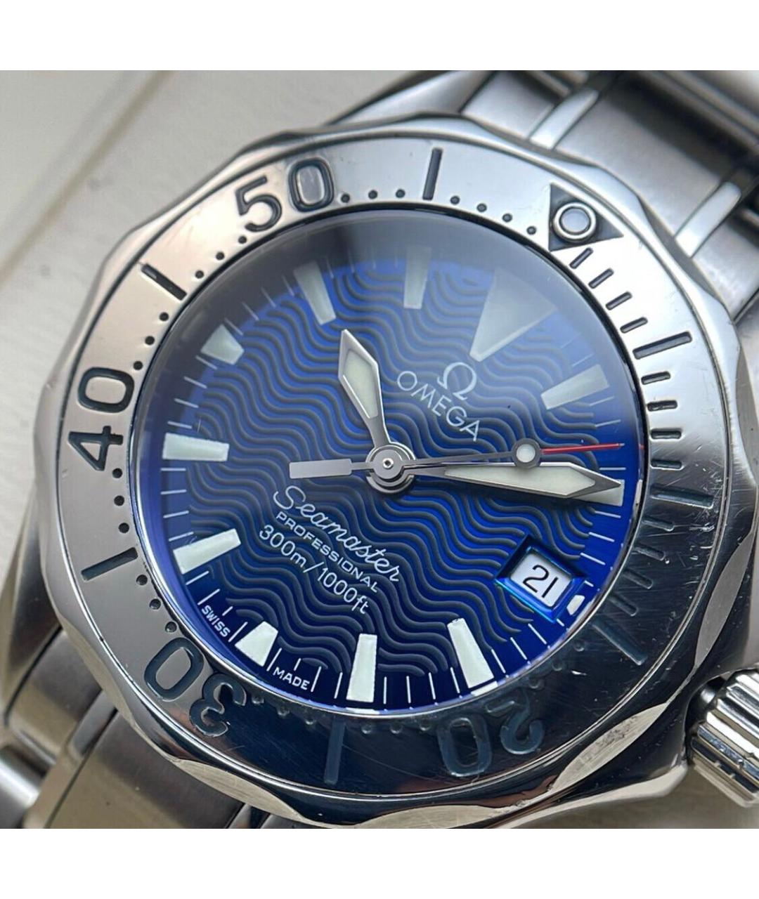 OMEGA Серебряные часы, фото 2