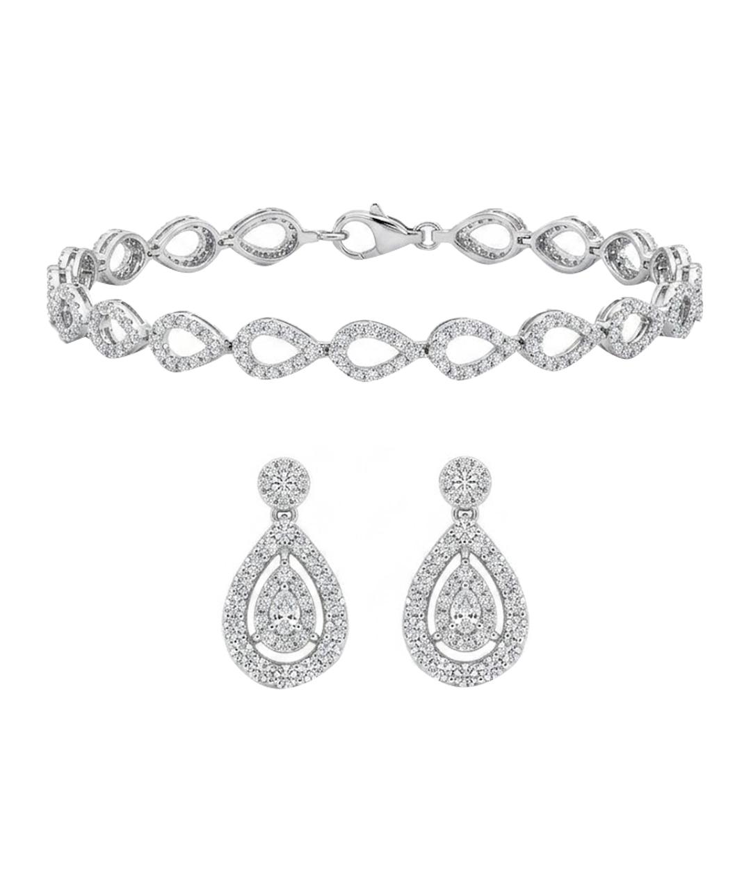 Harry Winston Серебряный платиновый комплект, фото 6