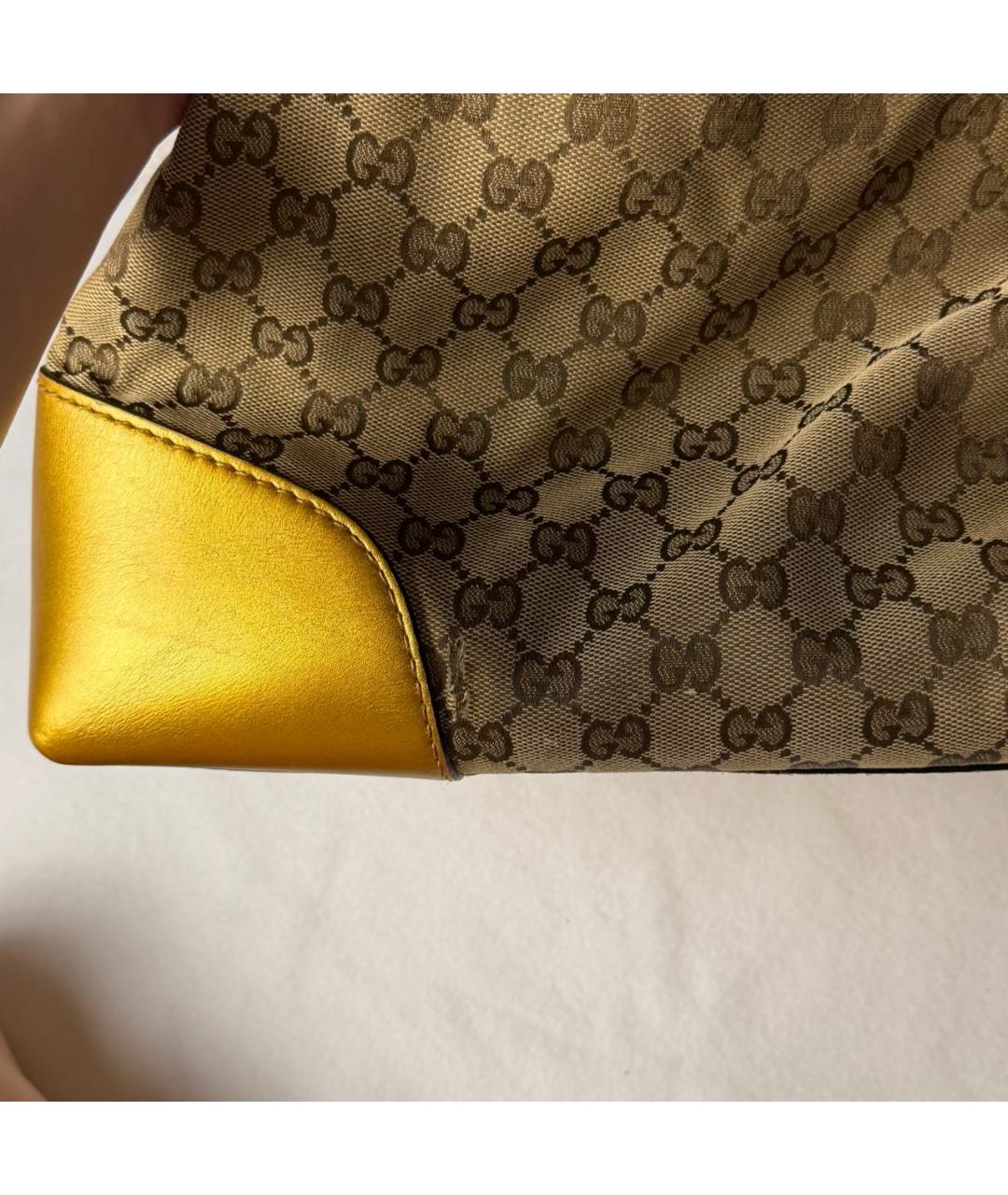 GUCCI Золотая сумка тоут, фото 8