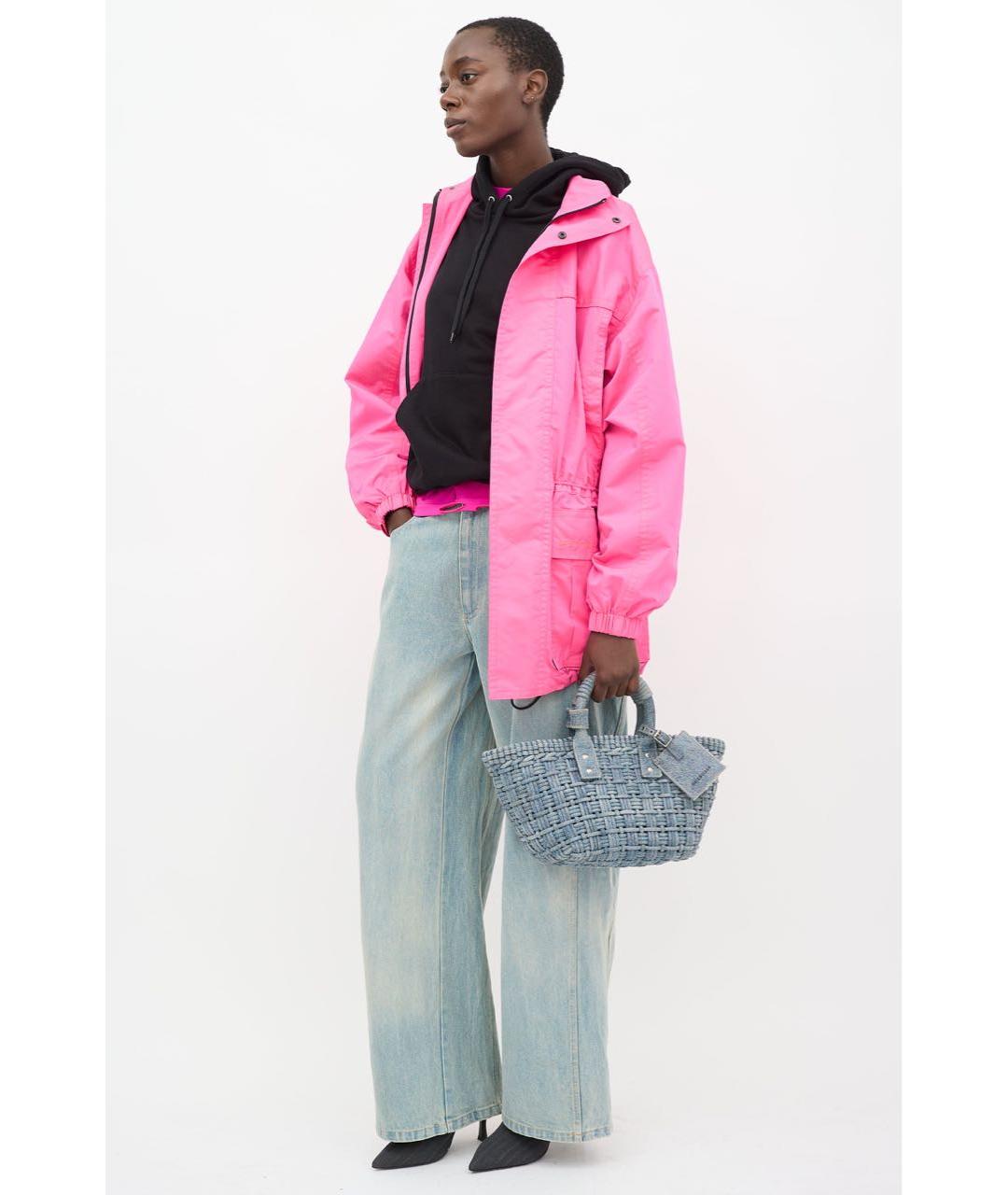 BALENCIAGA Голубая деним сумка тоут, фото 5
