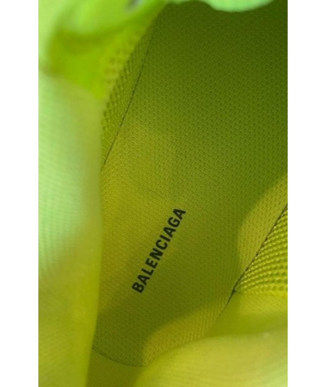 BALENCIAGA Салатовые кроссовки, фото 3