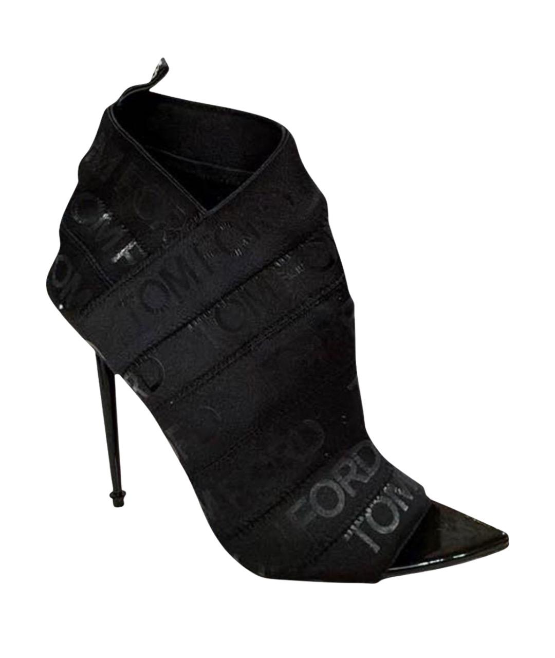 TOM FORD Черные ботильоны, фото 1