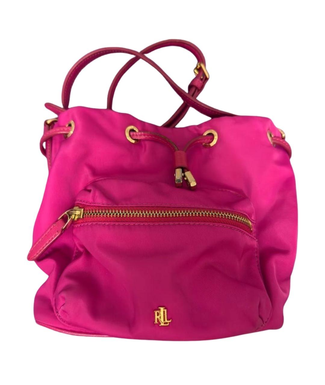 POLO RALPH LAUREN Фуксия сумка тоут, фото 1