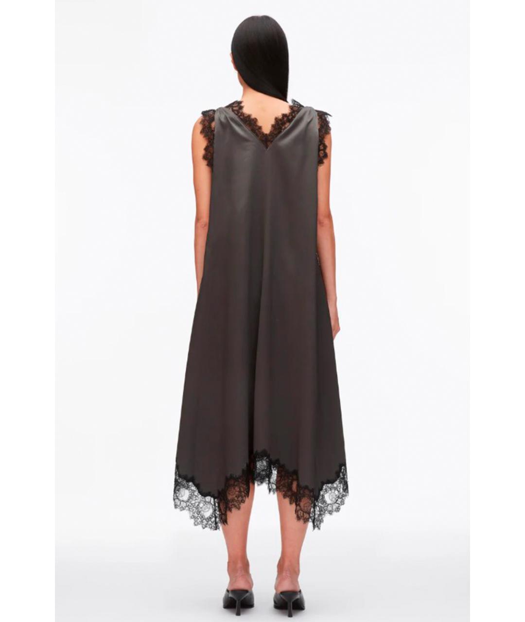 3.1 PHILLIP LIM Черное повседневное платье, фото 3
