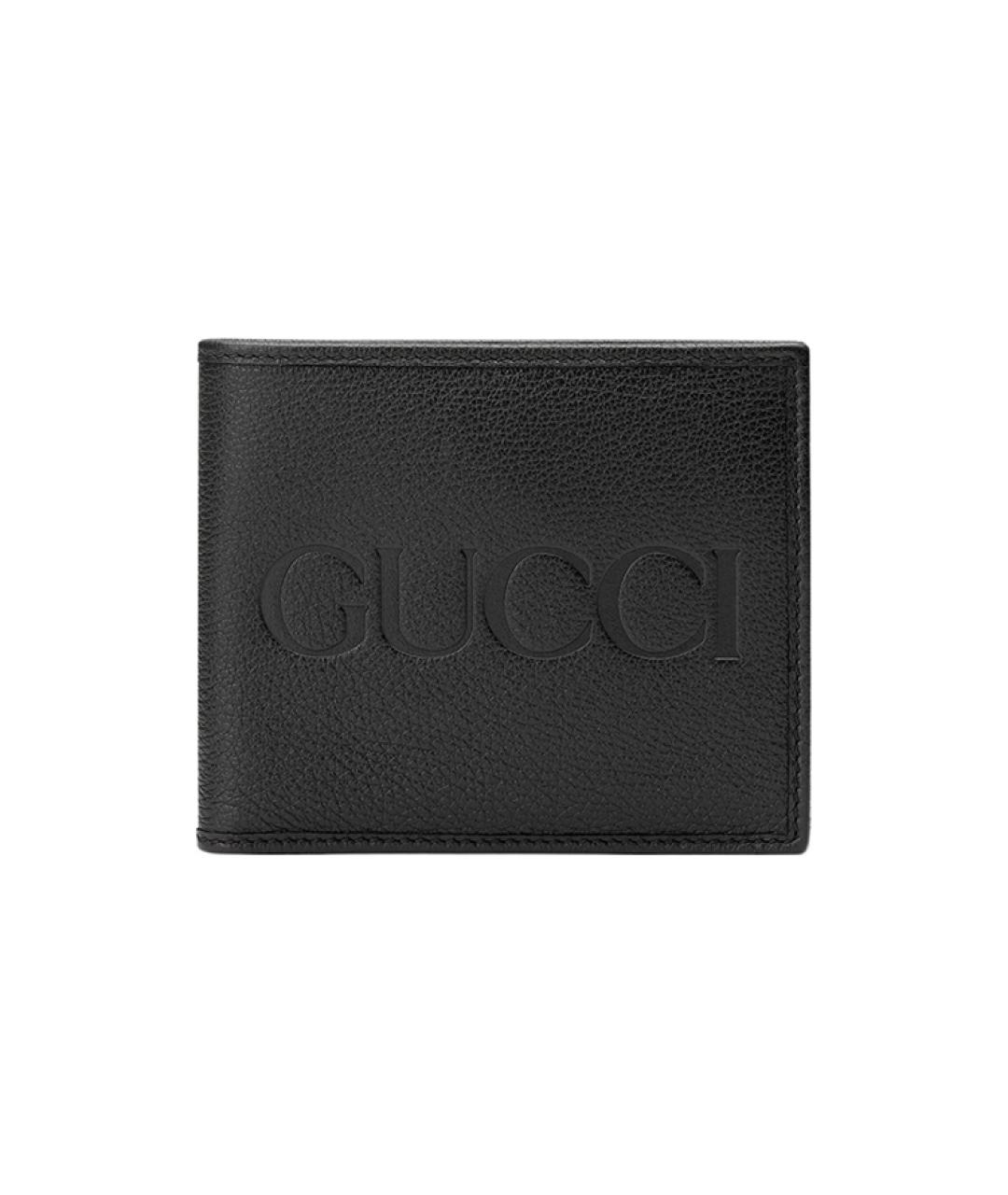 GUCCI Черный кожаный кошелек, фото 6