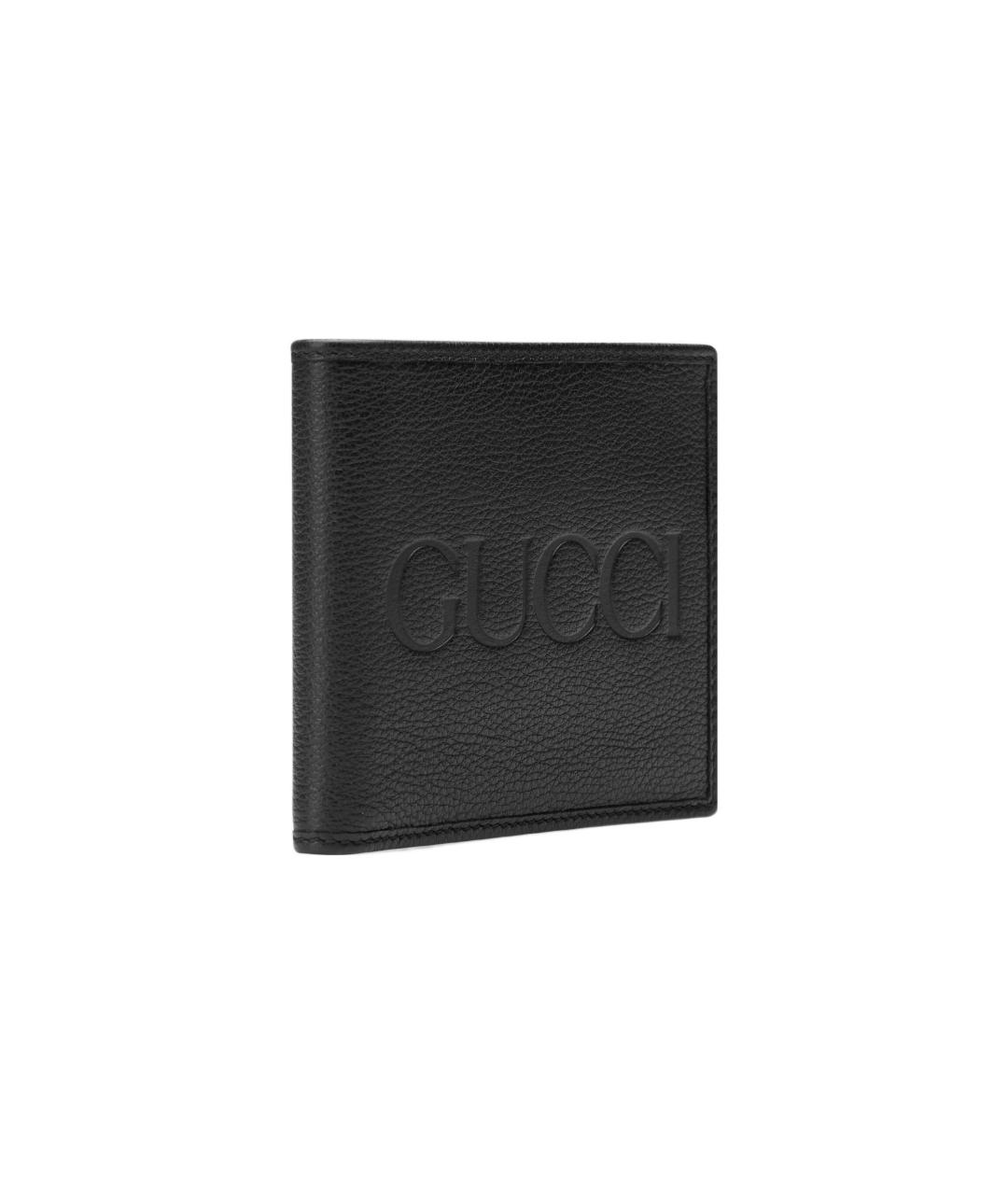GUCCI Черный кожаный кошелек, фото 2