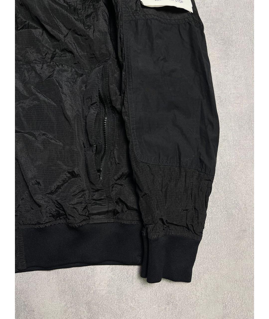 STONE ISLAND Черная полиамидовая куртка, фото 7