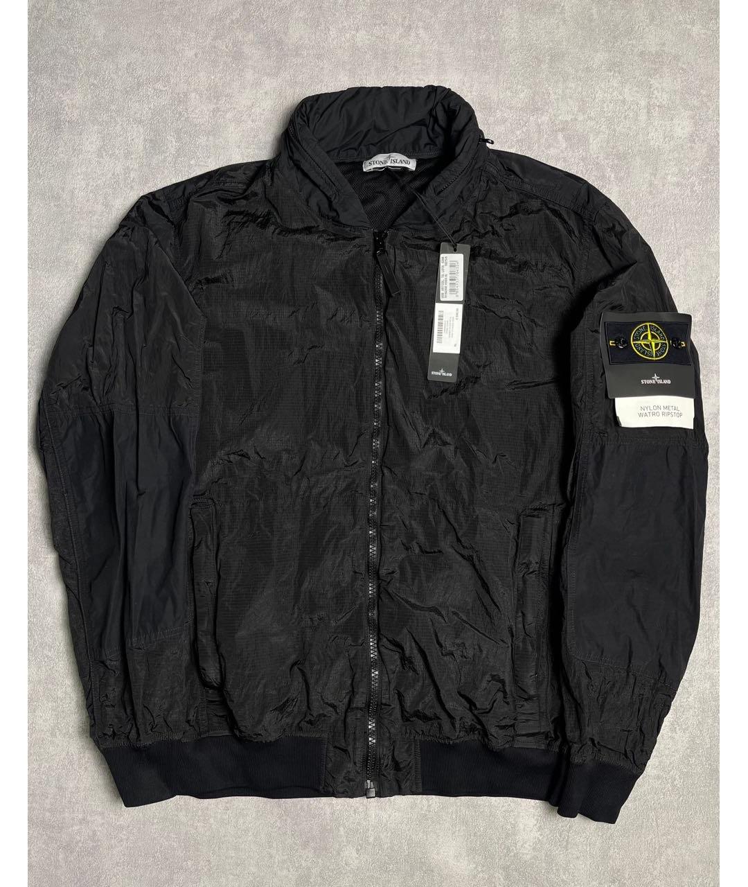 STONE ISLAND Черная полиамидовая куртка, фото 3