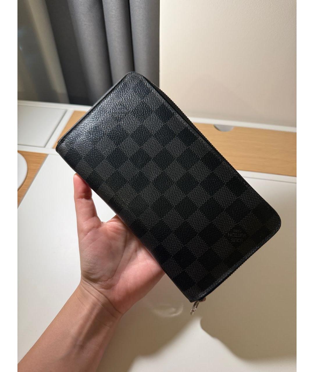 LOUIS VUITTON Черный кошелек, фото 4