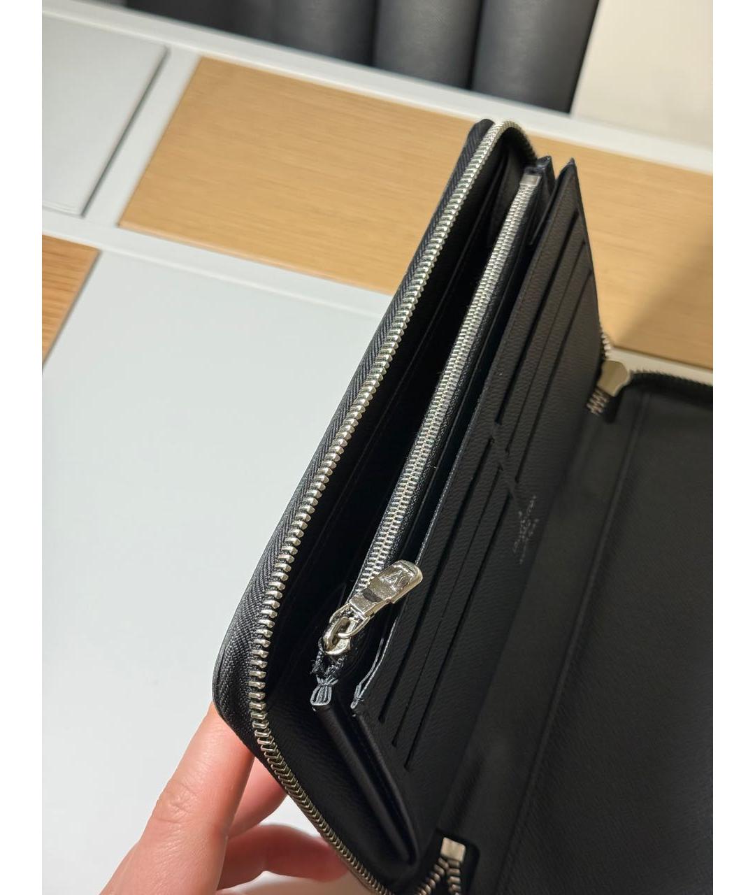 LOUIS VUITTON Черный кошелек, фото 2
