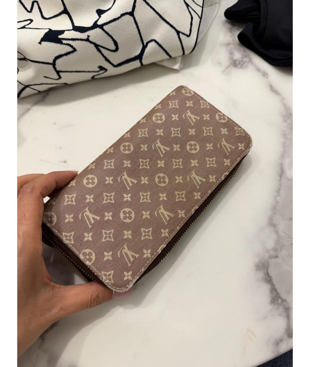 LOUIS VUITTON Розовый кошелек, фото 2