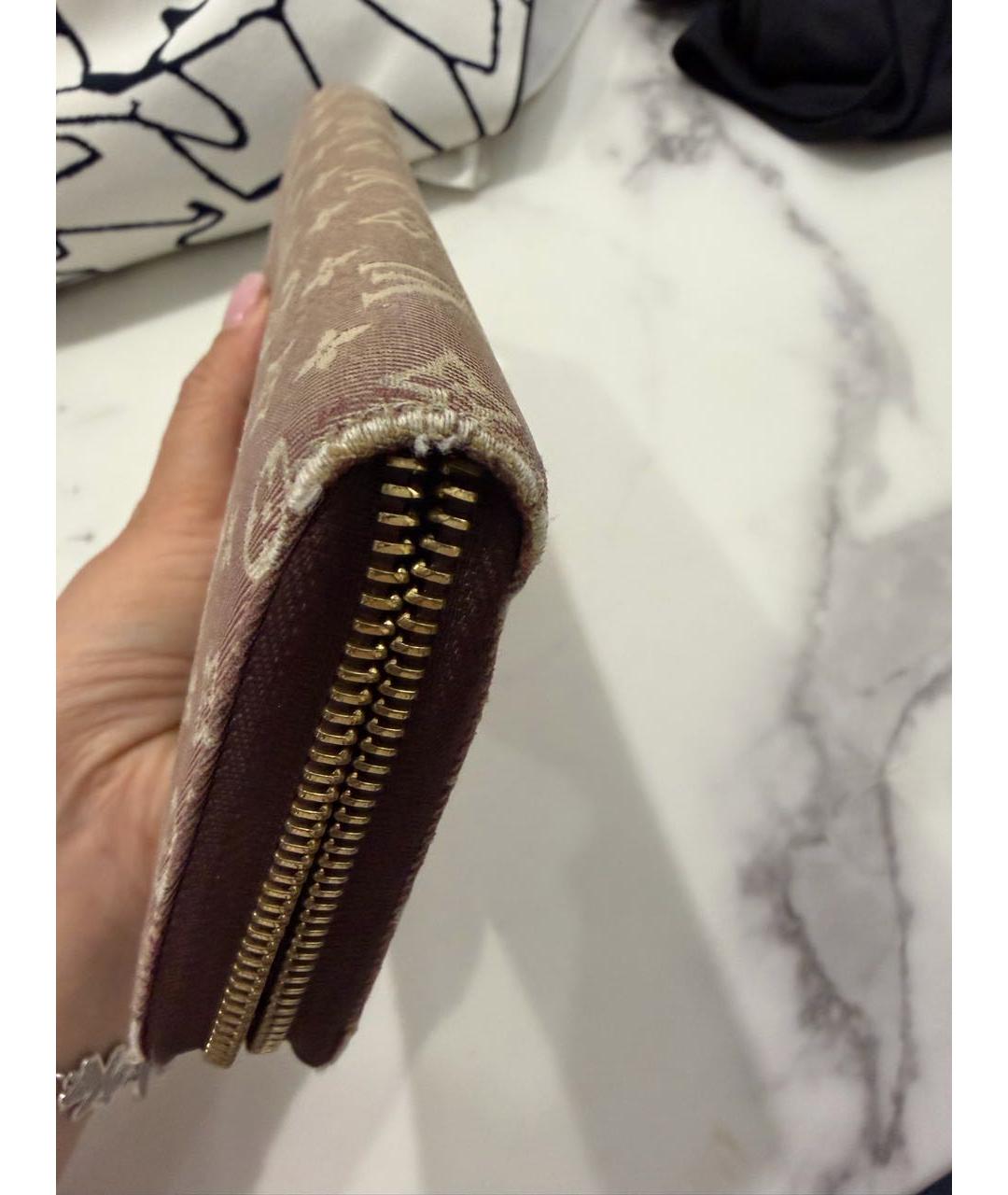 LOUIS VUITTON Розовый кошелек, фото 5