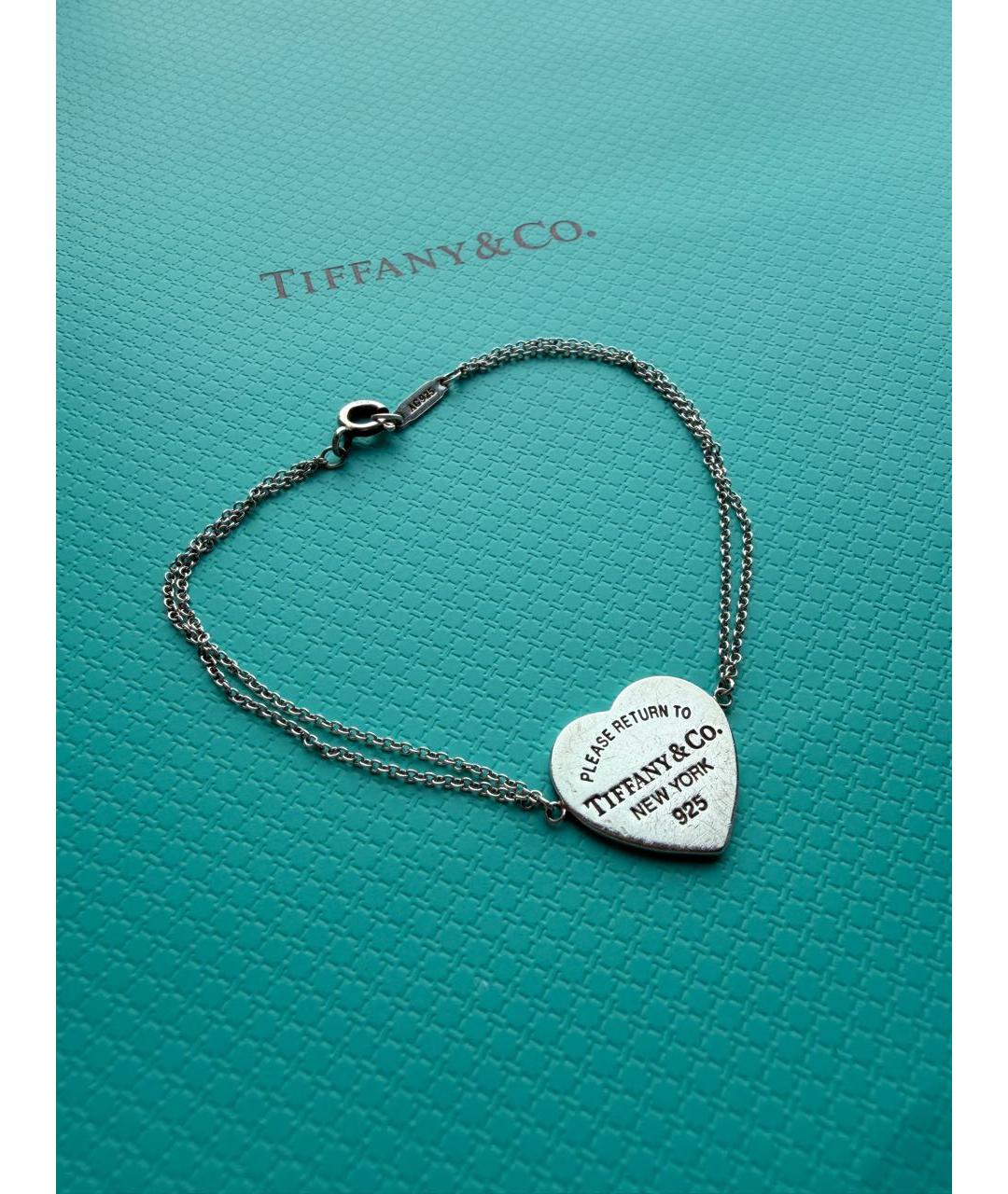 TIFFANY&CO Серебряный серебряный браслет, фото 6
