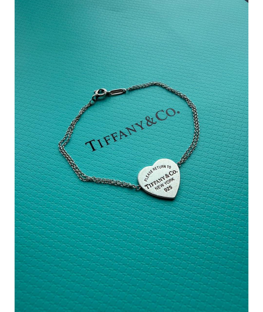 TIFFANY&CO Серебряный серебряный браслет, фото 3