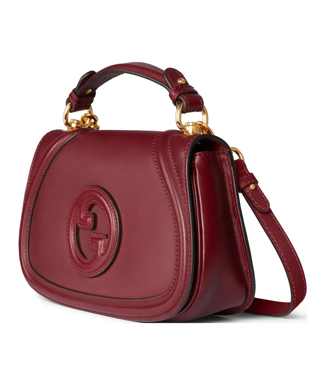 GUCCI Красная кожаная сумка через плечо, фото 2