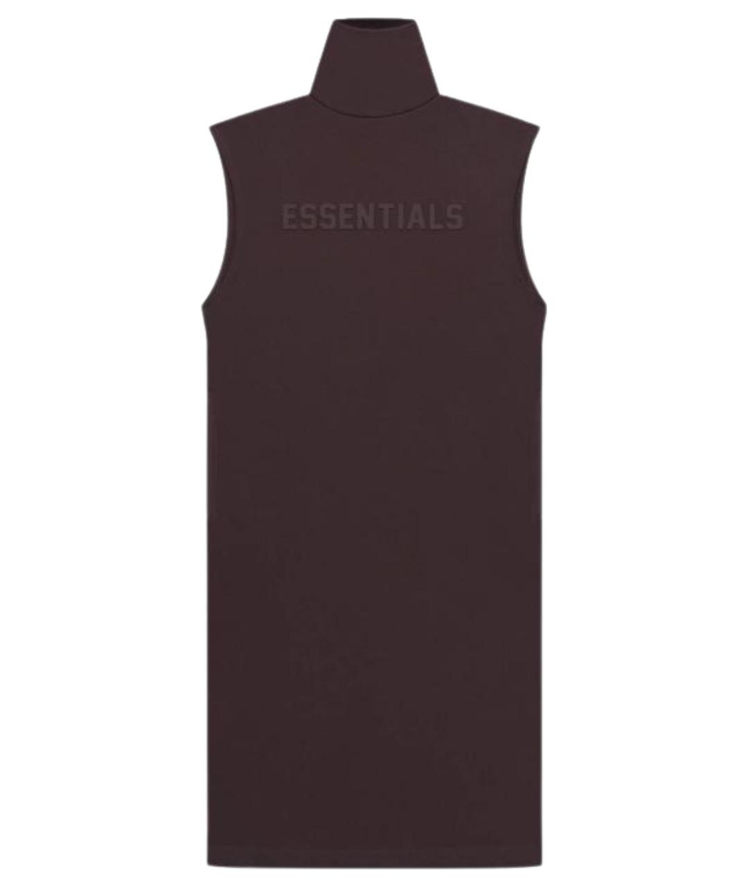 FEAR OF GOD ESSENTIALS Фиолетовое повседневное платье, фото 1