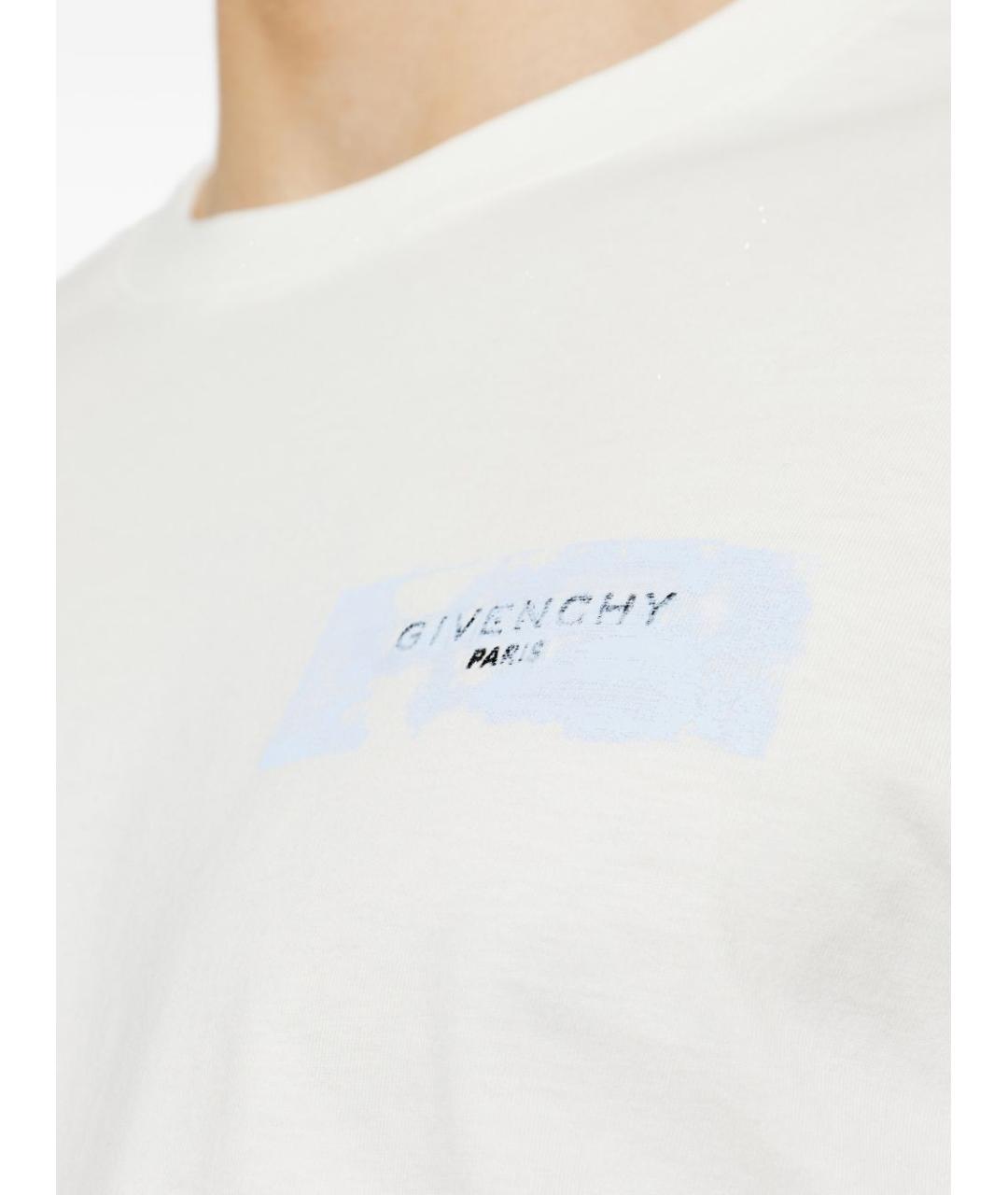 GIVENCHY Белая хлопковая футболка, фото 2