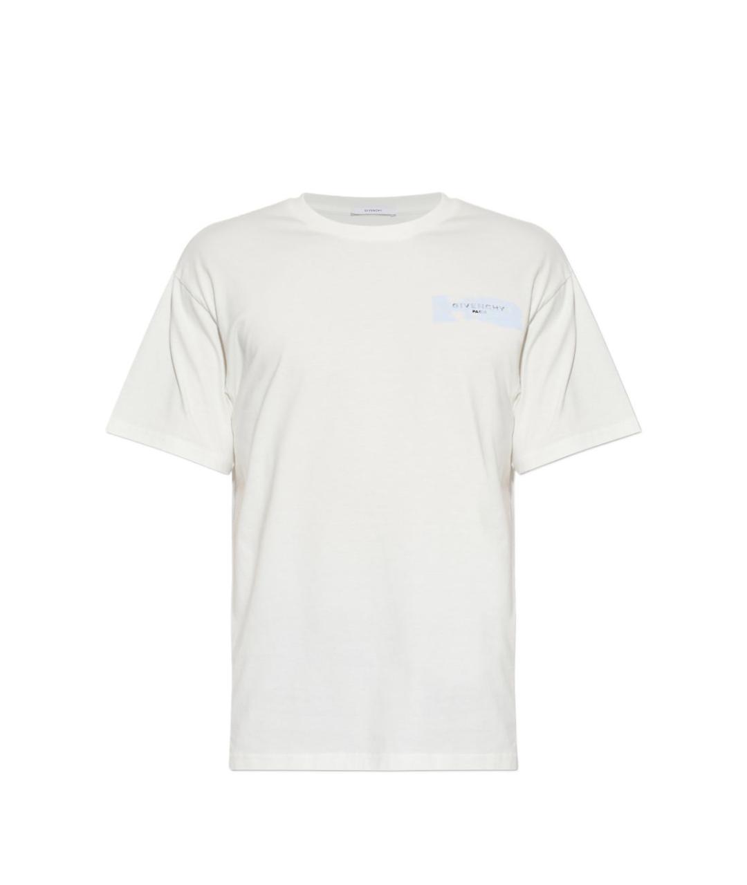 GIVENCHY Белая хлопковая футболка, фото 1