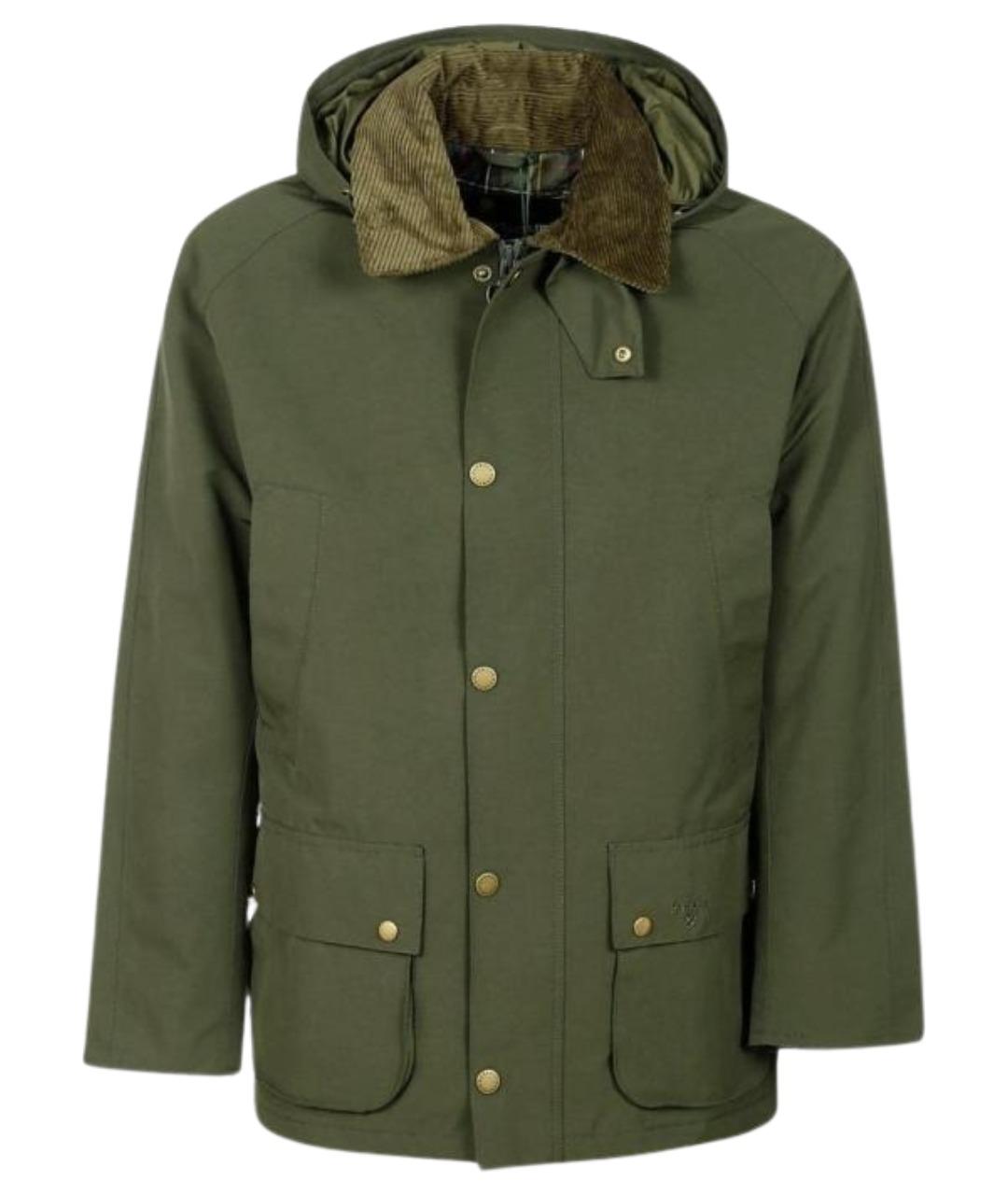 BARBOUR Зеленая полиамидовая куртка, фото 1