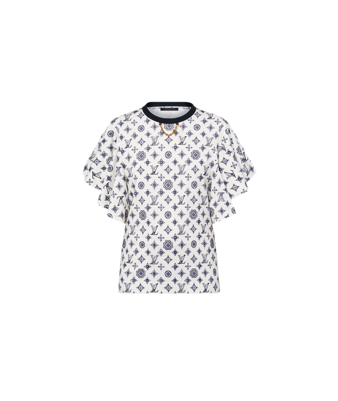 LOUIS VUITTON Бежевая футболка, фото 6